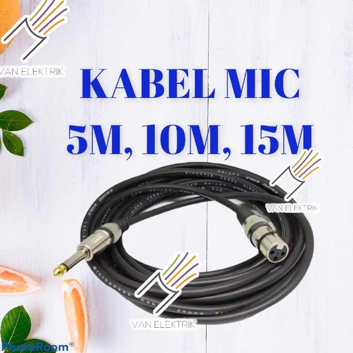➠Best Produk❇ JWWO7 kabel mic canare L2T-2S Japan Standard 5m dan 10m full I71 Super Promo