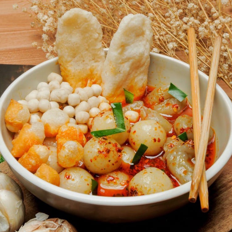 

Terlaku... BASO ACI cuanki gurilem - Bakso Aci Tulang Rangu - Frozen Food