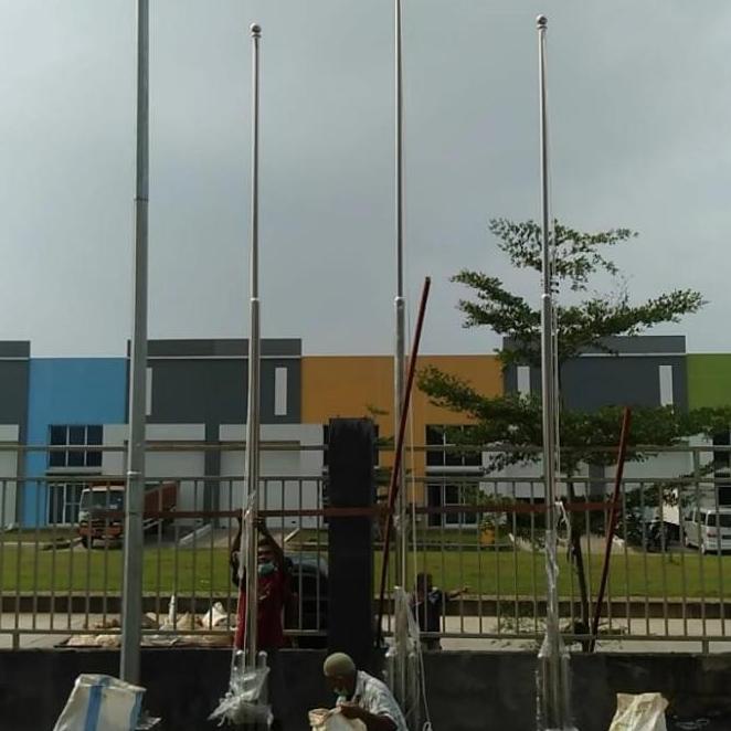 TIANG BENDERA STAINLESS STEEL OUTDOOR BEST SELLER YUFASTORE78AN
