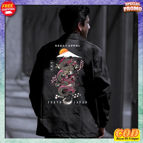 Jacket Coach Terbaru Jeket Kasual Pria Dan Wanita Jwket Parasit Distro Keren Atasan Windbreaker Prem