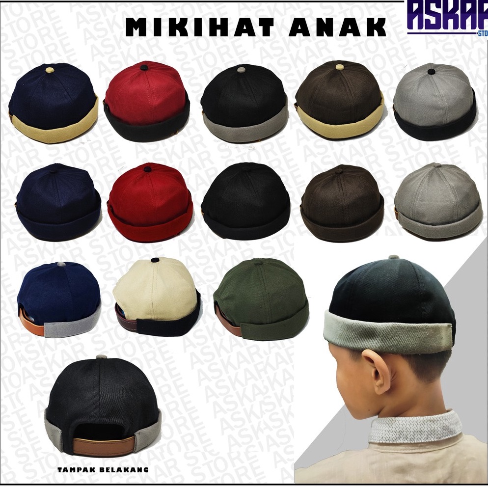 Diskon November☹ Peci anak mikihat topi peci miki hat anak laki laki peci uas laki laki 1 8 tahun GG