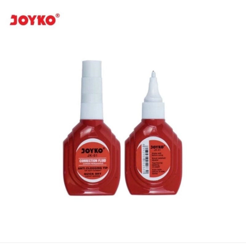 

Stipo Cairan Koreksi Penghapus Cair Joyko JK-01 Correction Fluid