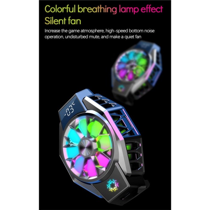 Black Shark Cooler Fan Cooler X9 Alat Pendingin Hp Coller Pad Fan 007