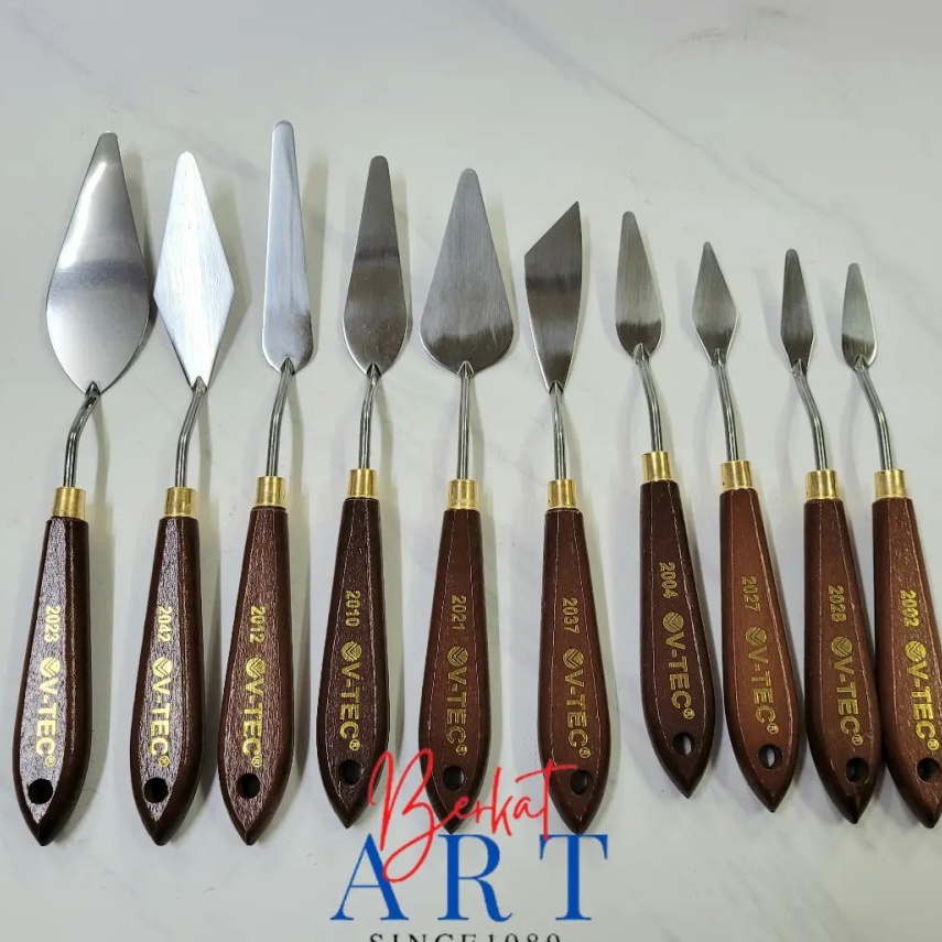 

✶Murah✫➺ B8LGD Painting Knife / Pisau Palet / Pallete Lukis VTEC Satuan E97 ✯Terlaris