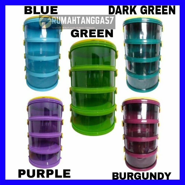 New Collection TUDUNG SAJI SUSUN / TUDUNG SAJI SUSUN 4 / TUDUNG SAJI 4 SUSUN / RAK MAKANAN SUSUN / P