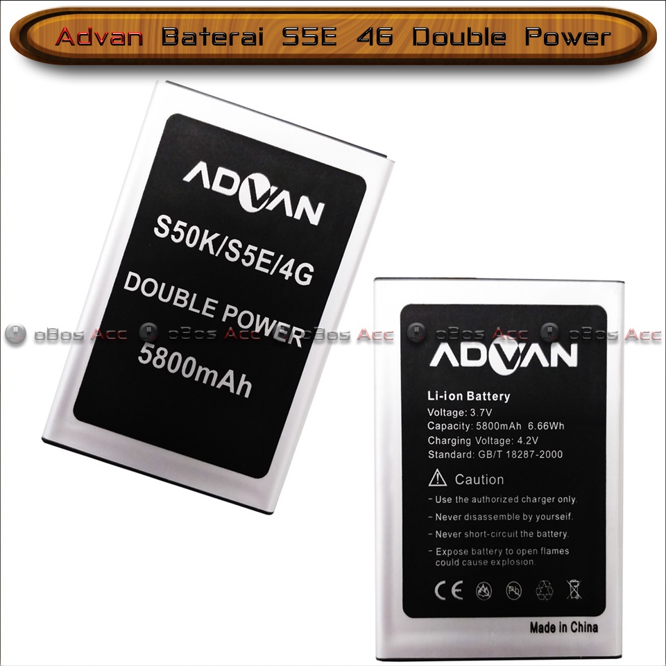Harga Spesial.. Baterai Advan S5E 4G Double Power Batre Batrai HP