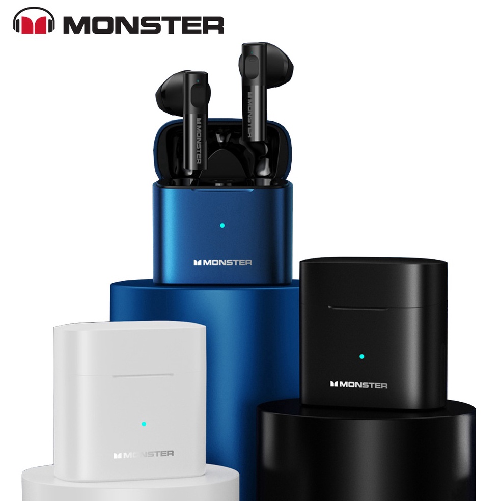 Sale Terbatas!.. Monster XKT03 Wireless Bluetooth Earphone Headset Earbuds TWS