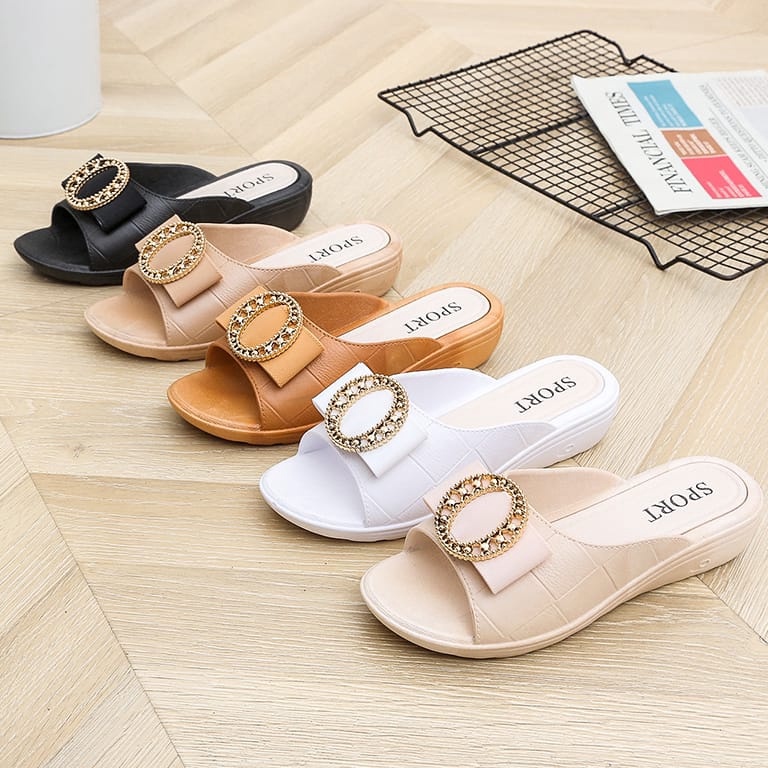 VIRAL. SENDAL WANITA IMPORT KOREAN STYLE KEKINIAN 2023 IMB (1929)