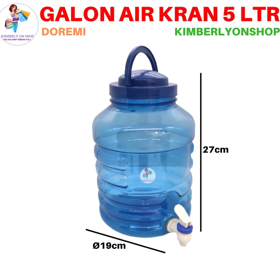➽WCL Galon Air Minum Galon Kran Dispenser Mini 5 Liter Doremi ❈ ✥