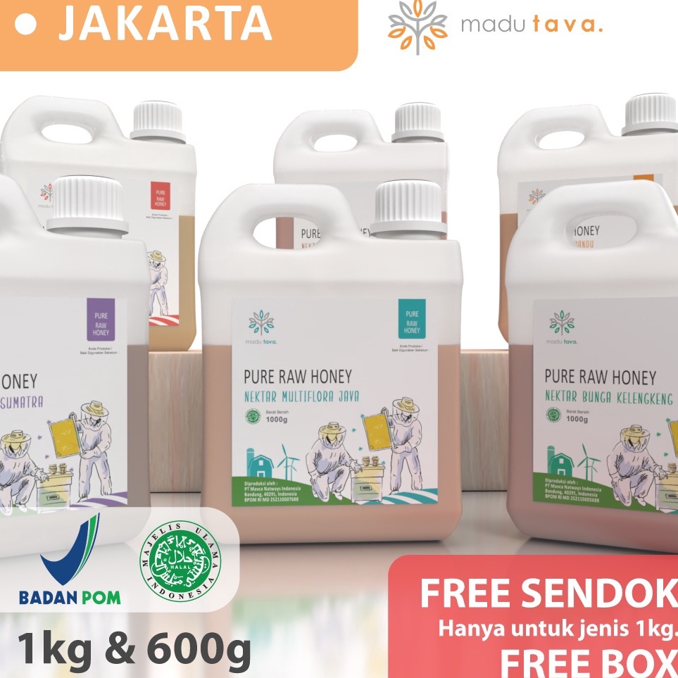 

➩Best Produk 68FLL Madu Murni Asli Tava Grade A Variant Nektar 100% Alami Pure Natural Raw Honey Minuman Kesehatan A40 ←Paling Popular