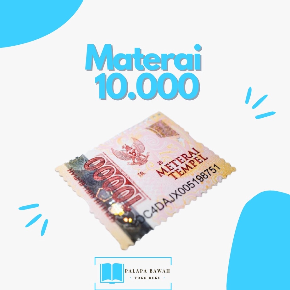 

✰Serba Murah✭ 7VKVQ MATERAI 10000 ASLI N48 Kirim Langsung