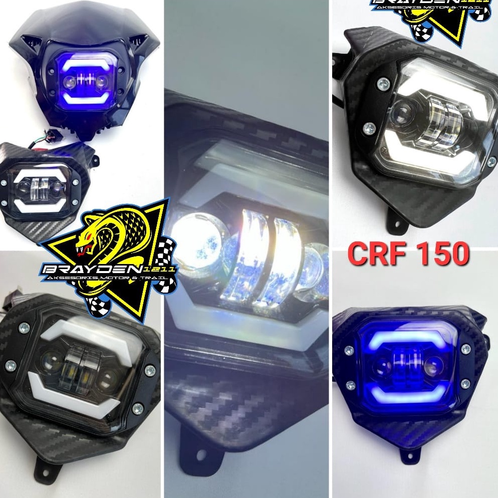 NEW STOCK. LAMPU LED CRF/HEADLAMP CRF 150/LAMPU DEPAN LED CRF/LAMPU DEPAN CRF 150/LAMPU LED DAYMAKER