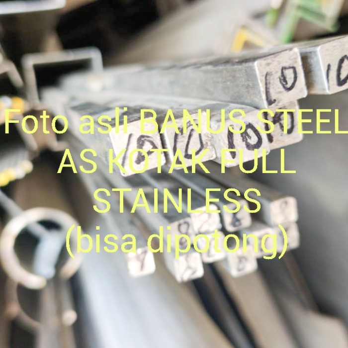 AS kotak 10 x 10 mm full stainless as kotak 10 mm x 10 mm x 1 meter