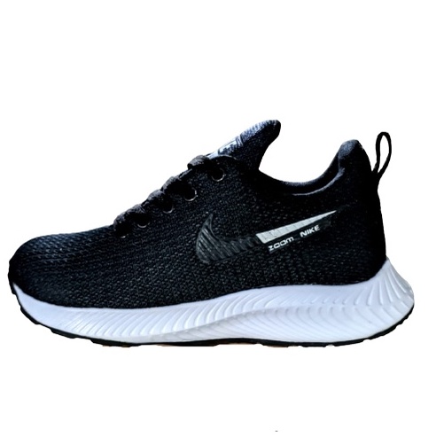 TERBAIK!. Sepatu Sekolah Sneakers Nike Anak Perempuan dan Laki Laki SD SMP SMA Warna Hitam Polos Pri