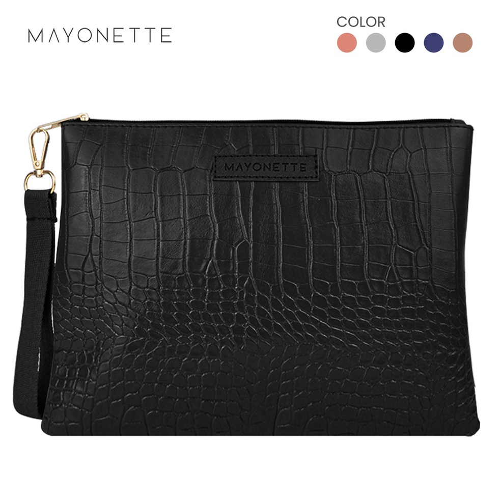 Murah Meriah.. MAYONETTE Tinny Croco Pouch Dompet Wanita Terbaru 2022 Tas Croco Wanita