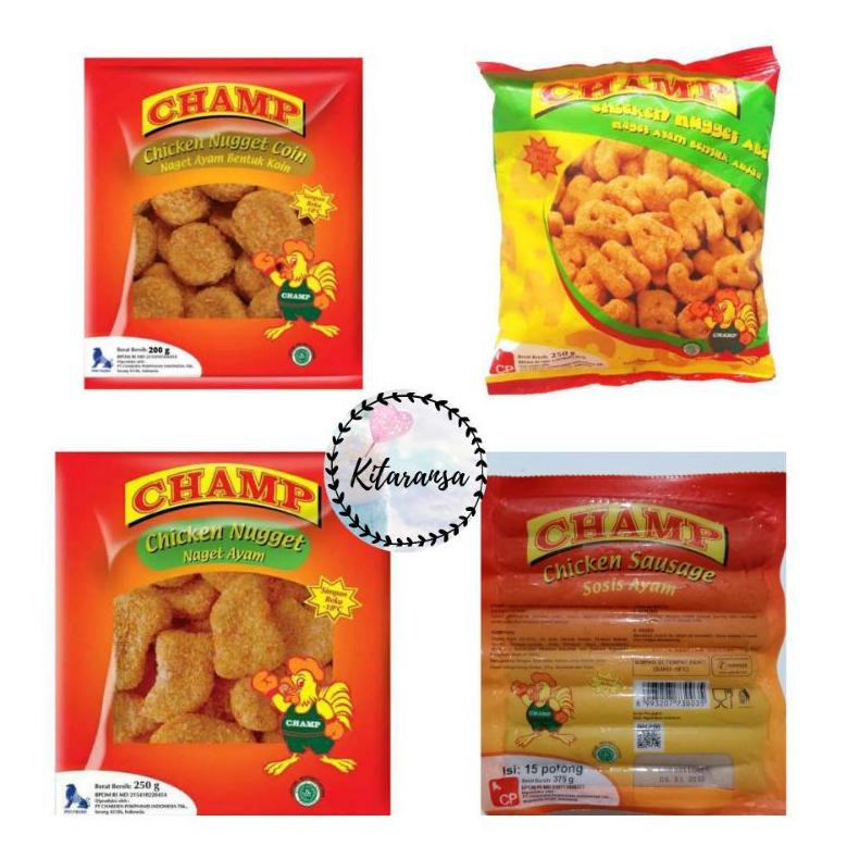 

HOT PROMO NUGGET CHAMP 1KG/NUGGET 250GR/SOSIS CHAMP 375GR/NUGGET AYAM/SOSIS CHAMP