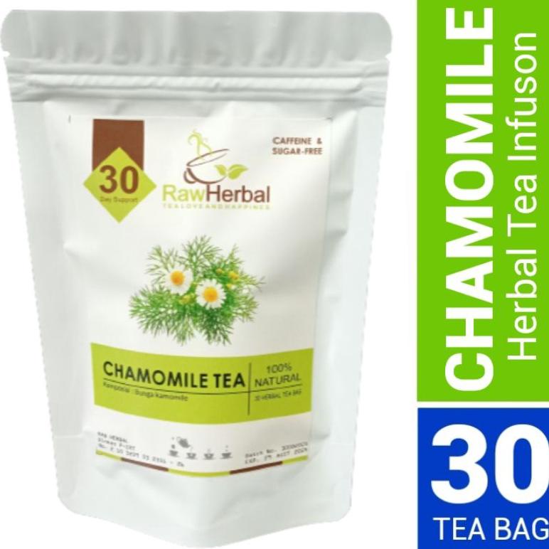 

HOT PROMO CHAMOMILE TEA : CHAMOMILE FLOWER TEA / TEH BUNGA CHAMOMILE ISI 30 TEA BAG