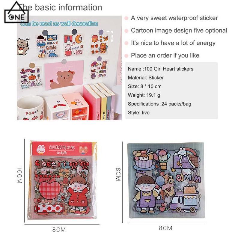 

Terbaru Cod20Pcs Stiker Kartun Lucu Untuk Dekorasi Notebook Diy Sticker Stationady-A.One