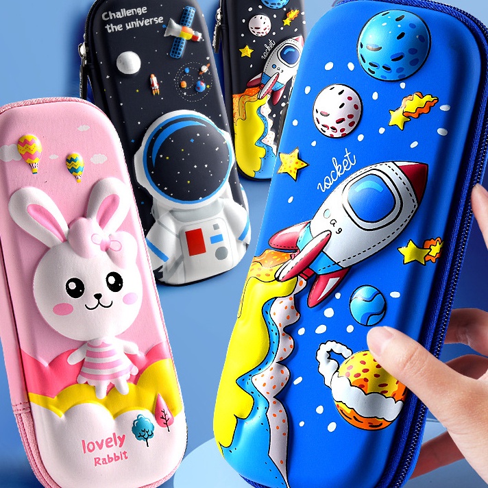 

CZKK8577㊔ Kotak Pensil Anak Sekolah TK / SD Bahan EVA Anti Air tempat pencil ☘
