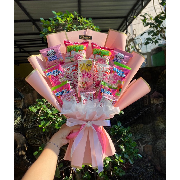 

NKDK2812㊰ buket snack size L | READY STOCK (free packing n kartu ucapan) ㊩