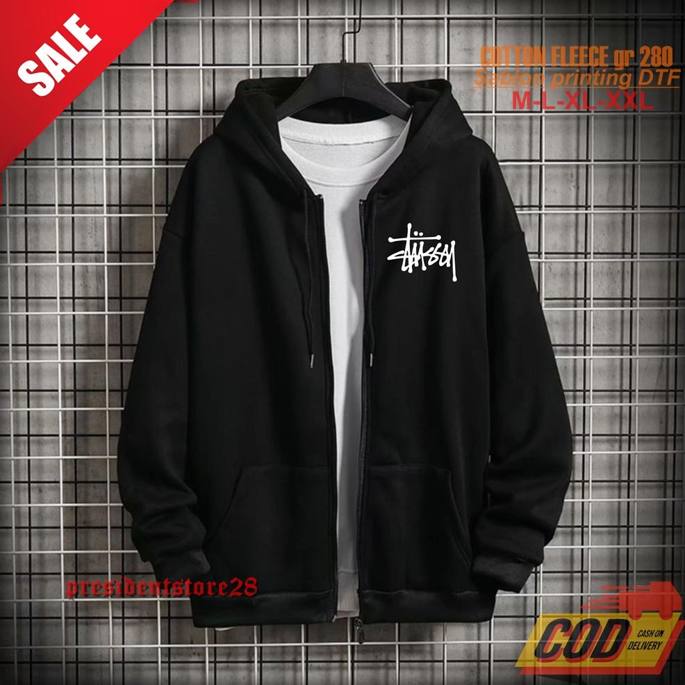 Hot Sale ZIPPER STUSSY / HOODIE STUSSY / HOODIE DISTRO STUSSY / HOODIE JUMPER / JAKET HOODIE / ZIPPE