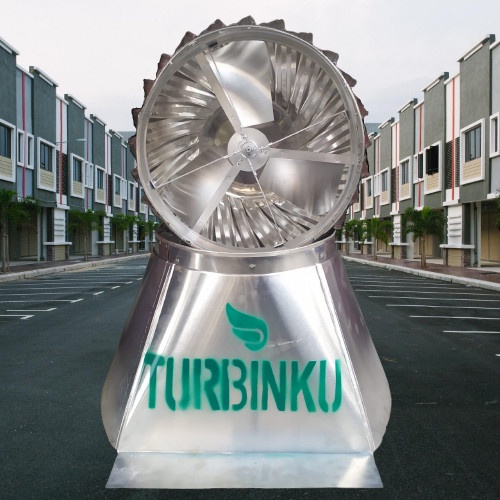 Turbin Ventilator Merk Turbinku 18 Inches Alluminium