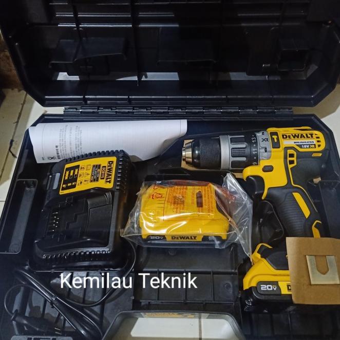 Mesin Bor Baterai Dewalt Dcd796D2 Cordless Hammer Drill 18V Dcd 796 D2