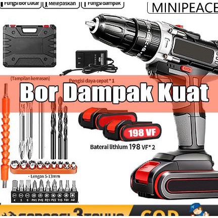 Olla 68Vf Mesin Bor Elektrik - Electric Drill Set - Mesin Bor Tangan