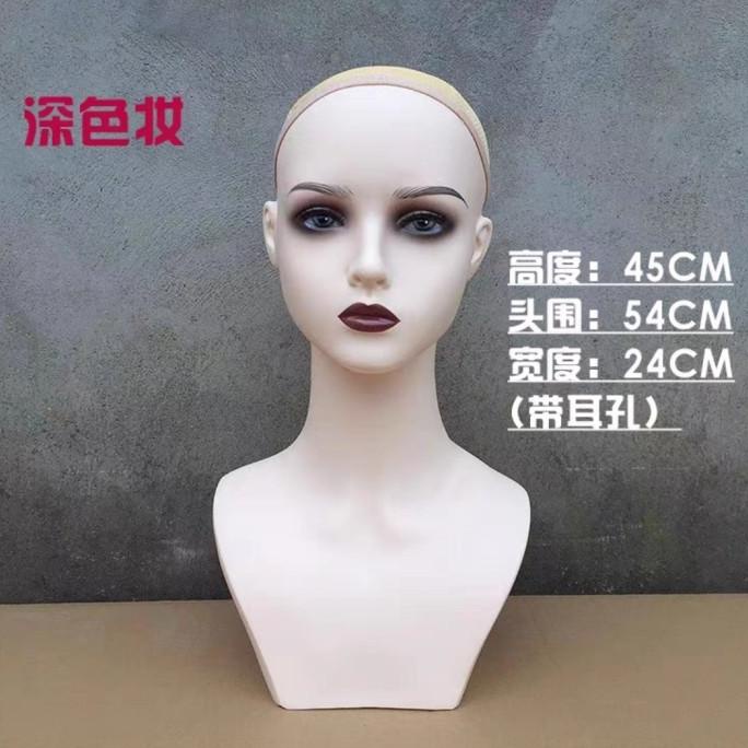 READY STOCK manekin import silikon beauty head kepala cantik new