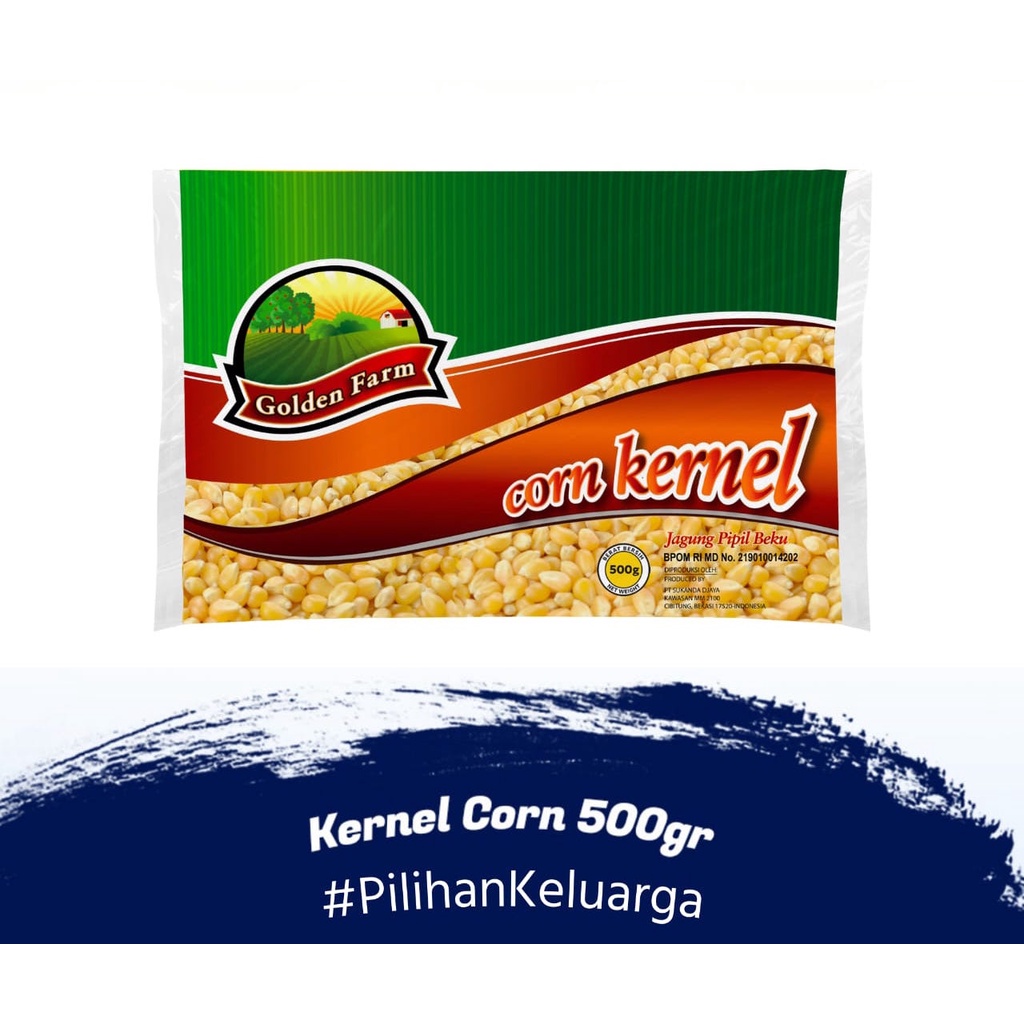 

GOLDENFARM FROZEN CORN KERNEL / GREEN PEAS / MIX VEGGIE 500gr