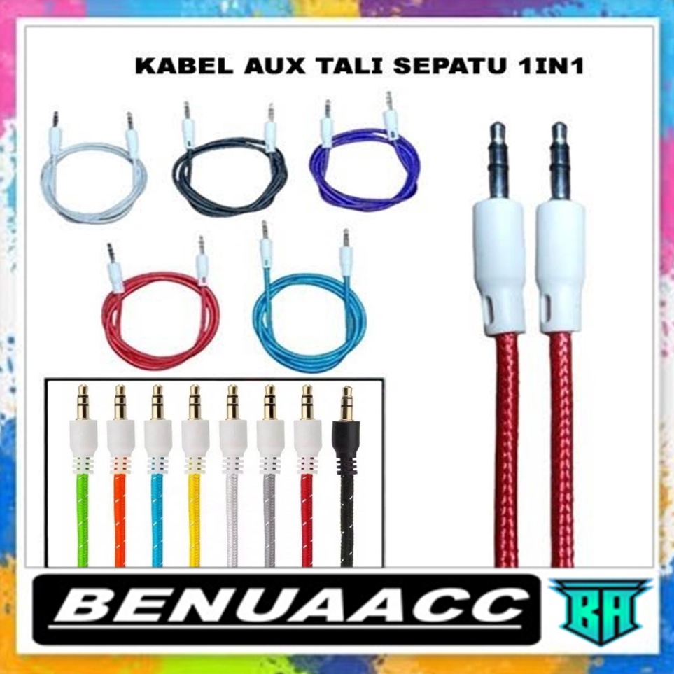 ` (ba) KABEL AUX 1-1 jack speaker q Kemasan Baru ❅.