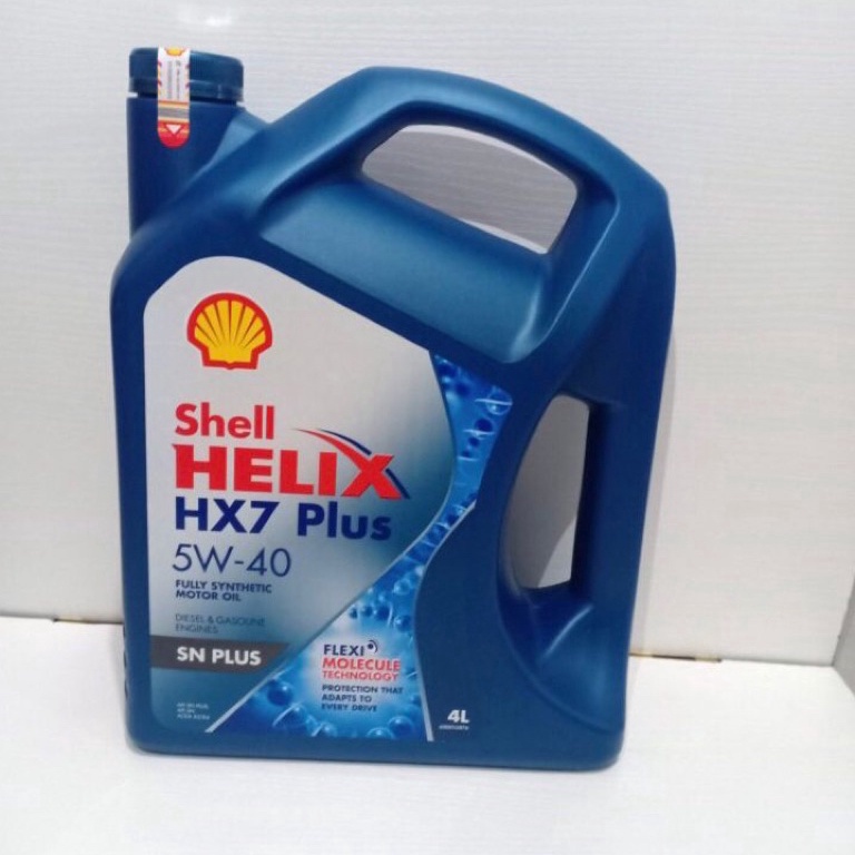 Harga Spesial.. OIL OLI MOBIL SHELL HELIX HX7 PLUS 5W-40 FULLY SYNTHETIC 4L 4000ML