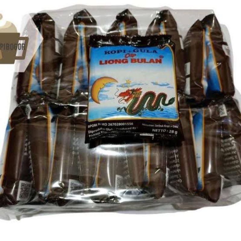 

KOPI PLUS GULA CAP LIONG BULAN ISI 20 PCS