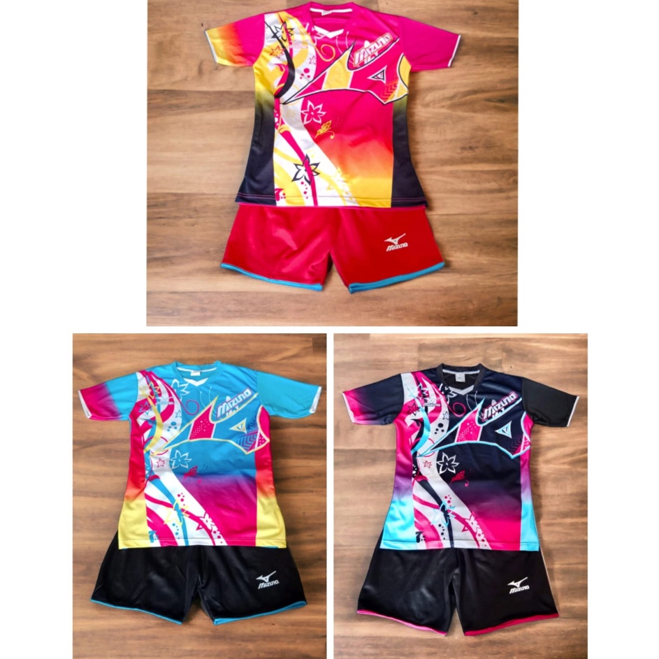 Setelan Baju Voli Cewek Voli Wanita Printing Murah wrt