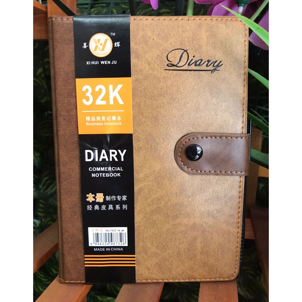 

AIB7U buku agenda kancing 32 k ukuran 14x 19.5 cm isi 70 lembar ☈Serba Murah