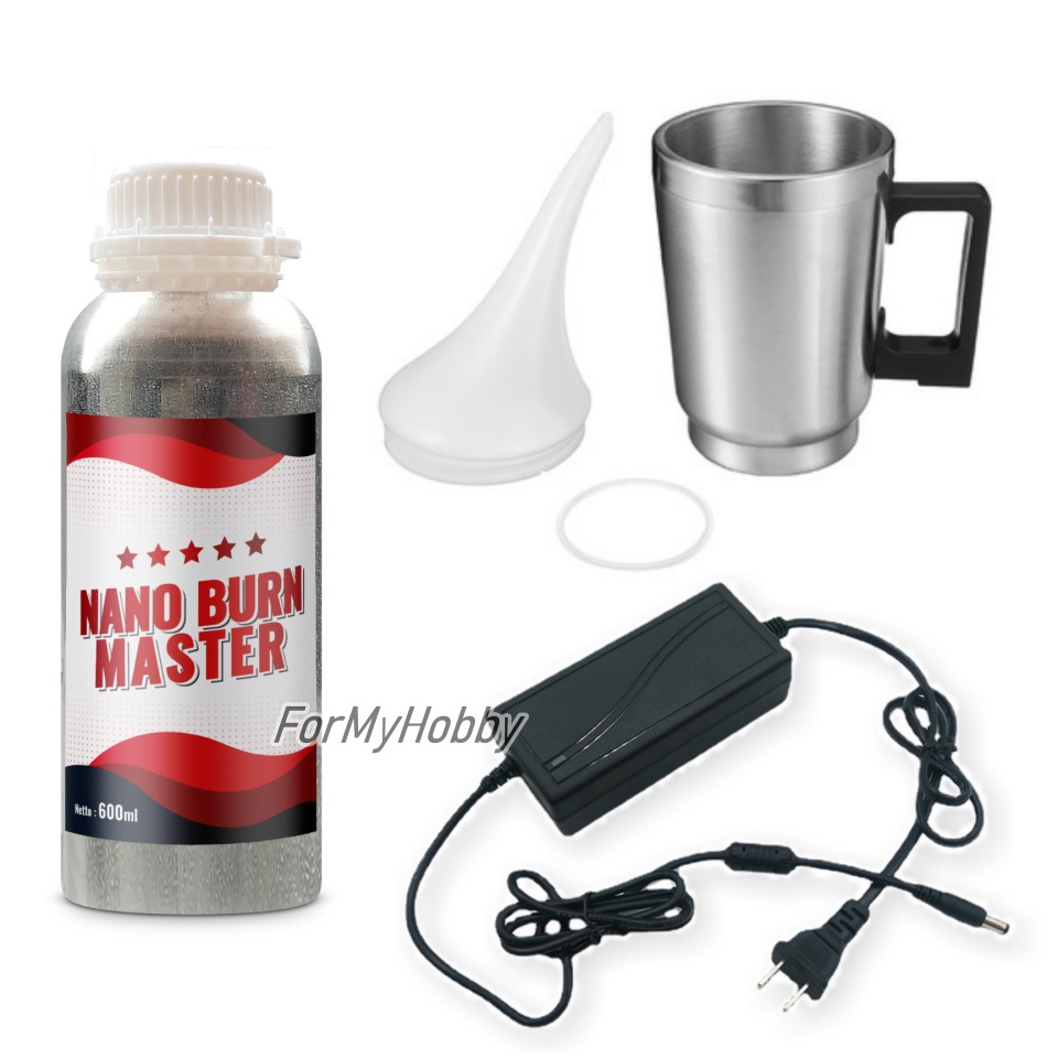 Termurah.. Paket Teko Nano Burn Coating dan Liquid 600 ml Headlamp Coating