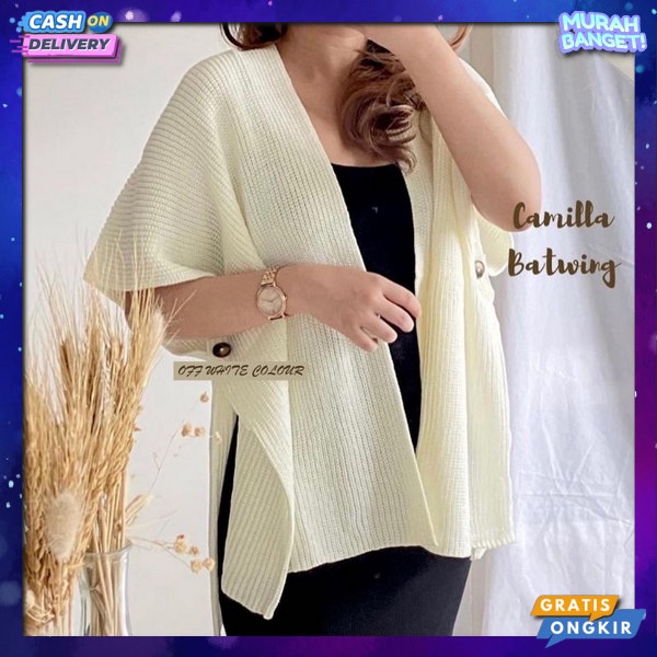 Baju Rajut Fuji Import Atasan Fahion Cewek Korea Outfit Remaja Kuliah Santai Rajut Outer Wanita Tren