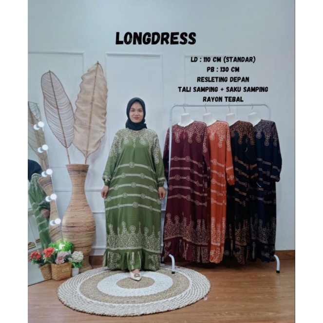batik pekalongan longdress