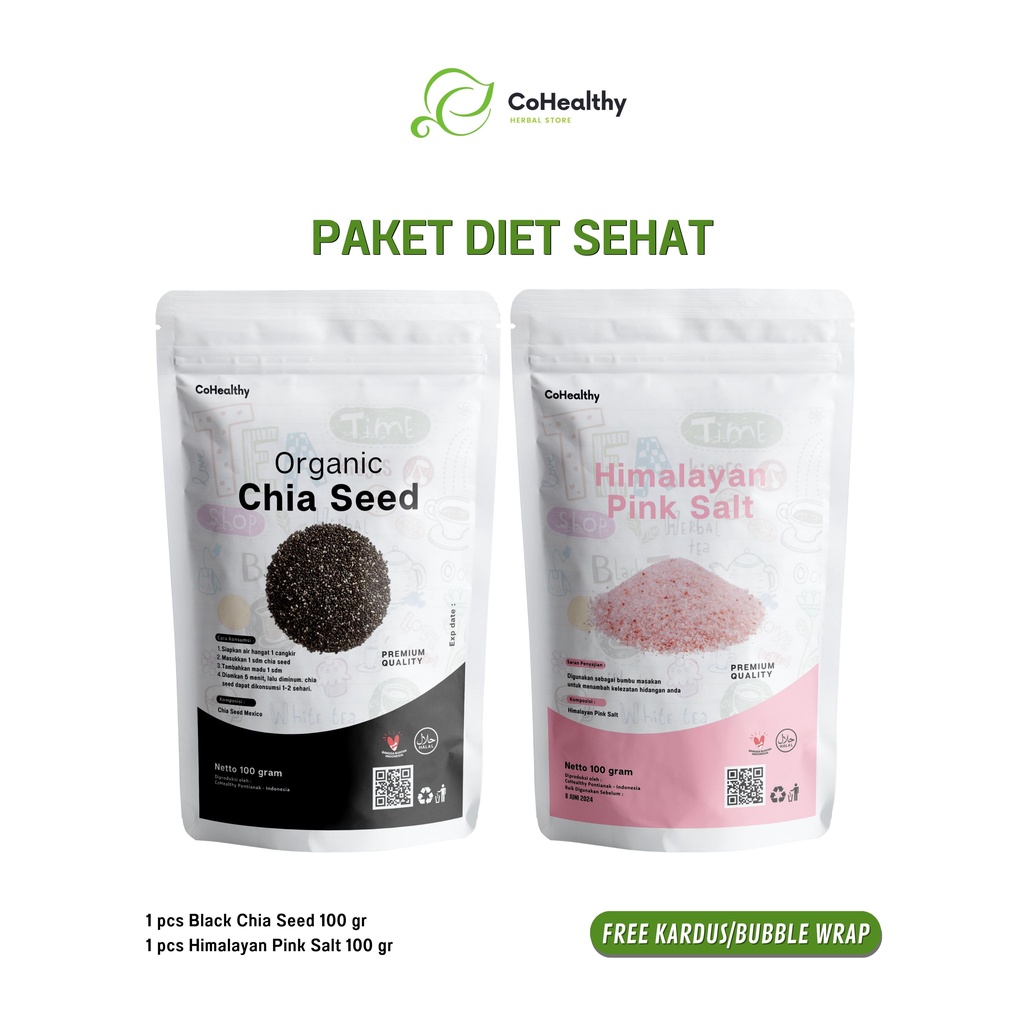 

PAKET PROMO - ORGANIC CHIA SEED + GARAM HIMALAYA