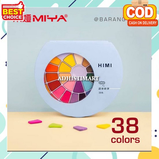 

Watercolour Painting Cat Air Lukis Lengkap Cat Air Anak Set Lengkap Padat Cair Lengkap Semua Warna Water Color Set Cat Lukis Kanvas Watercolor Set Art Murah Dan Bagus Non Toxic Tidak Beracun Miya Himi Watercolor Solid 38 Colors Warna + Kuas
