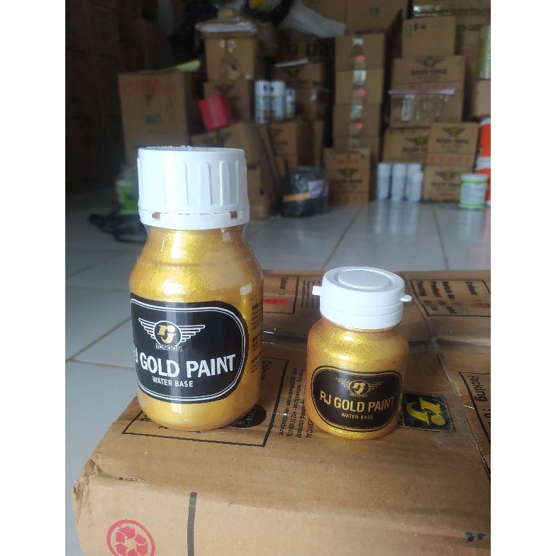 

61 Gold Paint Cat Warna Emas , water base silver Water base 40