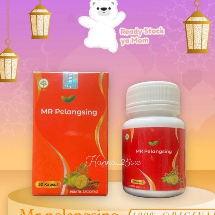 Best Product Mr original / pelangsing MR BPOM / pelangsing MR