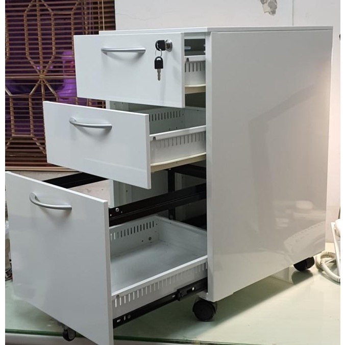

Drawer Cabinet Lemari Arsip Besi Serbaguna (2 Susun + 1 File) Chantech