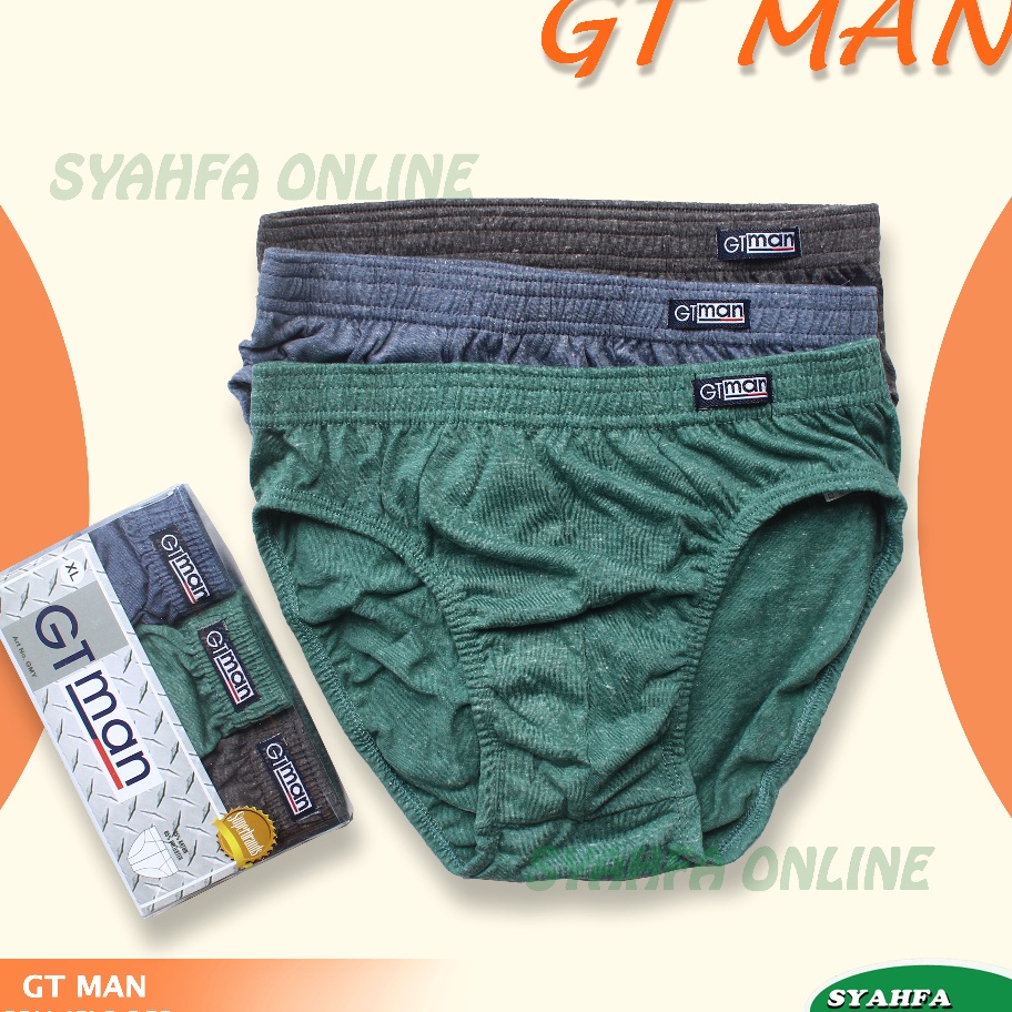 MCVP4700 >XG34448<  [isi 3] Cd Gt Man / Celana Dalam Pria / Gmx / Gmy, / Gmn / Sempak Pria / Celana 