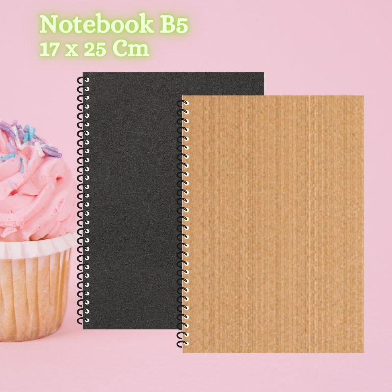 

BUKU CATATAN SPIRAL B5(17X25)NOTEBOOK JOURNAL AESTETIC/BUKU TULIS MOTIF GARIS,TITIK,KOTAK,POLOS