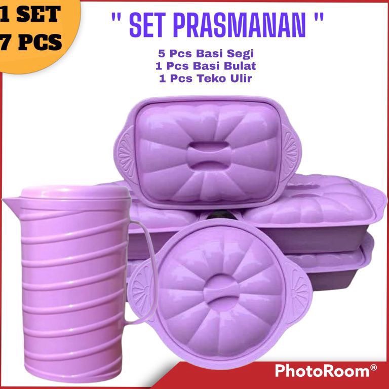 Harga Spesial.. prasmanan set 6 pcs free1teko plastik