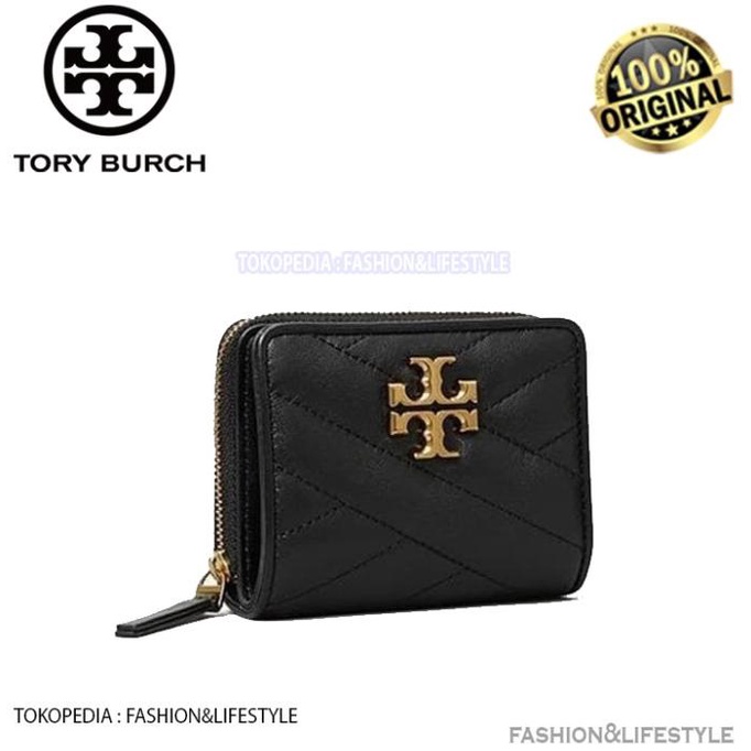 DOMPET TORY BURCH Kira Chevron Bifold Wallet ORIGINAL TORY BURCH