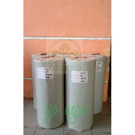 Sale Terbatas.. plastik mulsa hitam perak murah lebar 100 cm (1m) panjang 500 meter 1 roll