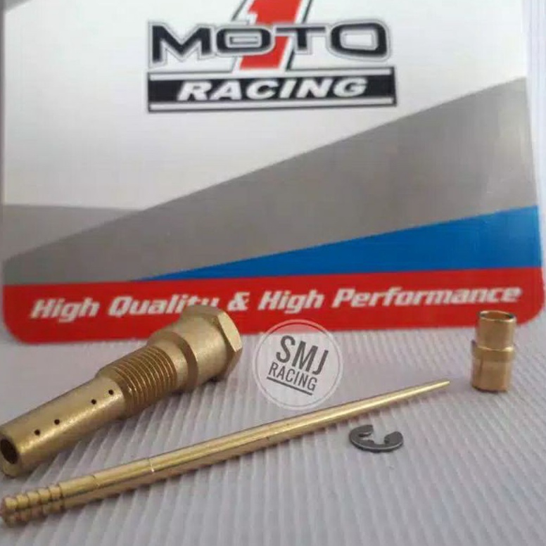 TERPERCAYA. Jarum skep JJH set Nozzle Nozel 8 holle Moto1 needle jet set karbu pwk 24.26.28.30.32 pe