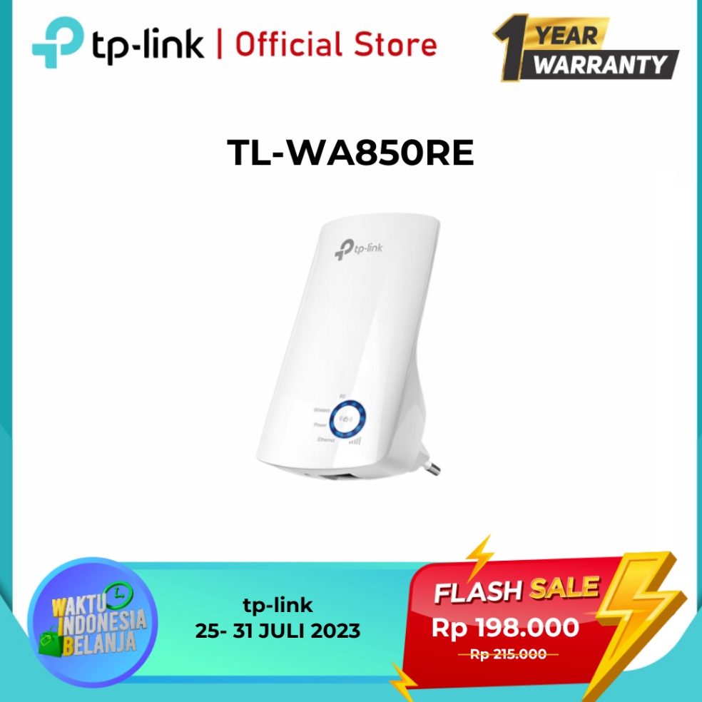 TERBARU. Tp-Link TL-WA850RE 300Mbps Universal Wireless wifi N Range Extender Tp link WA850RE 300Mbps